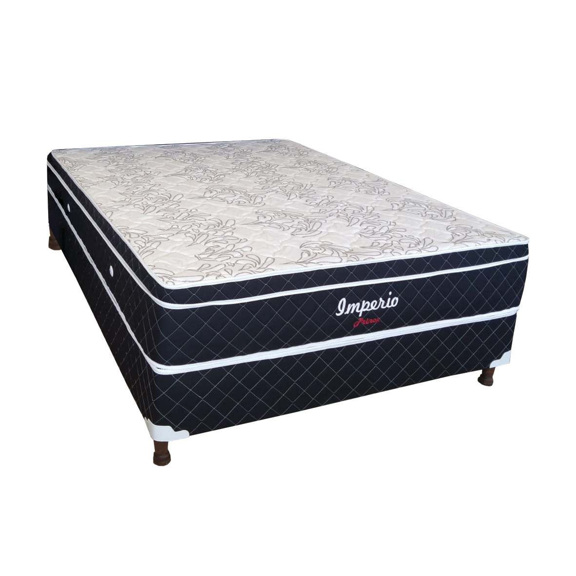 BASE + COLCHON PRINCE IMPERIO 1.60X2.00 AZUL