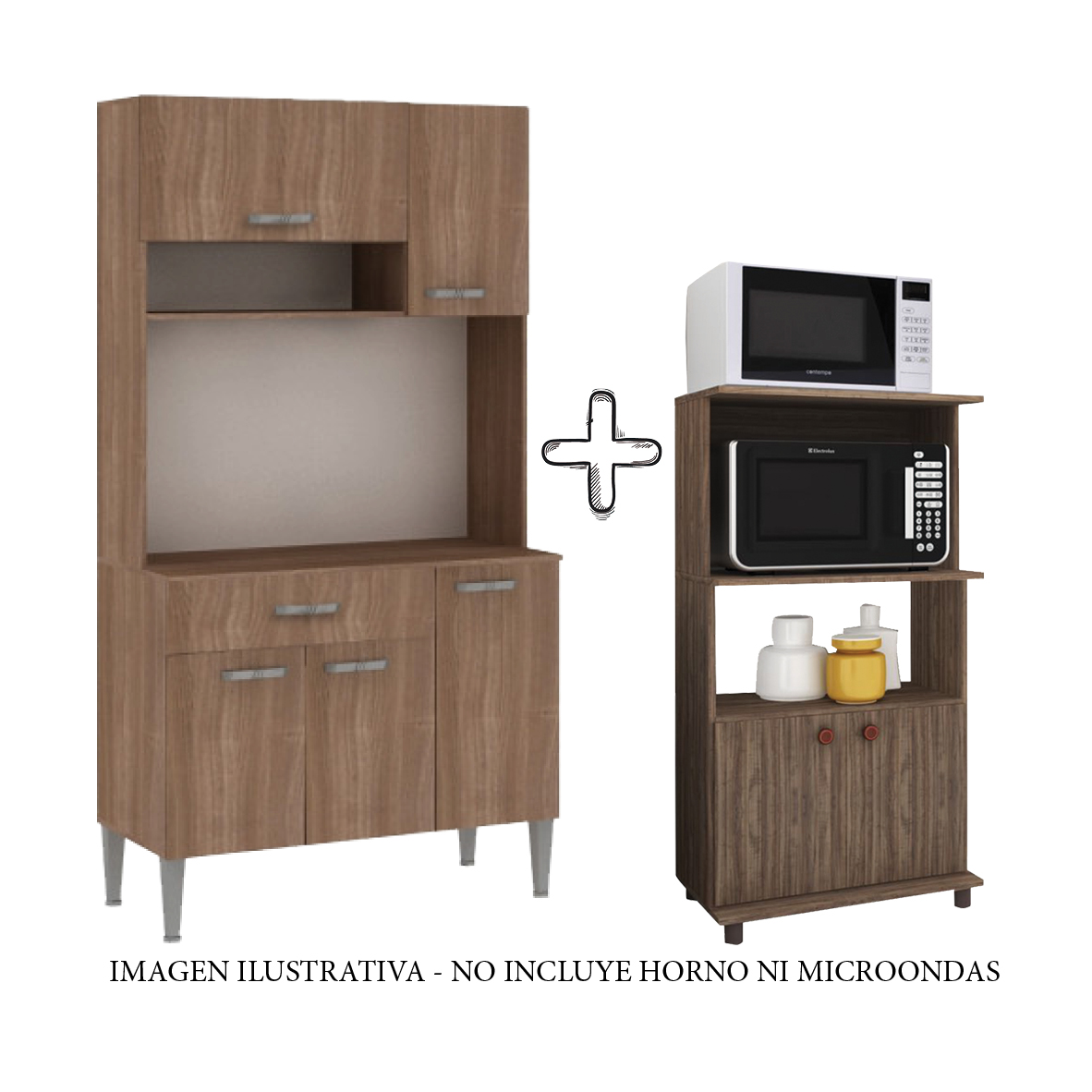 KIT ALTEZZA COCINA KT40 + BALCON P/HORNO RUSTICO