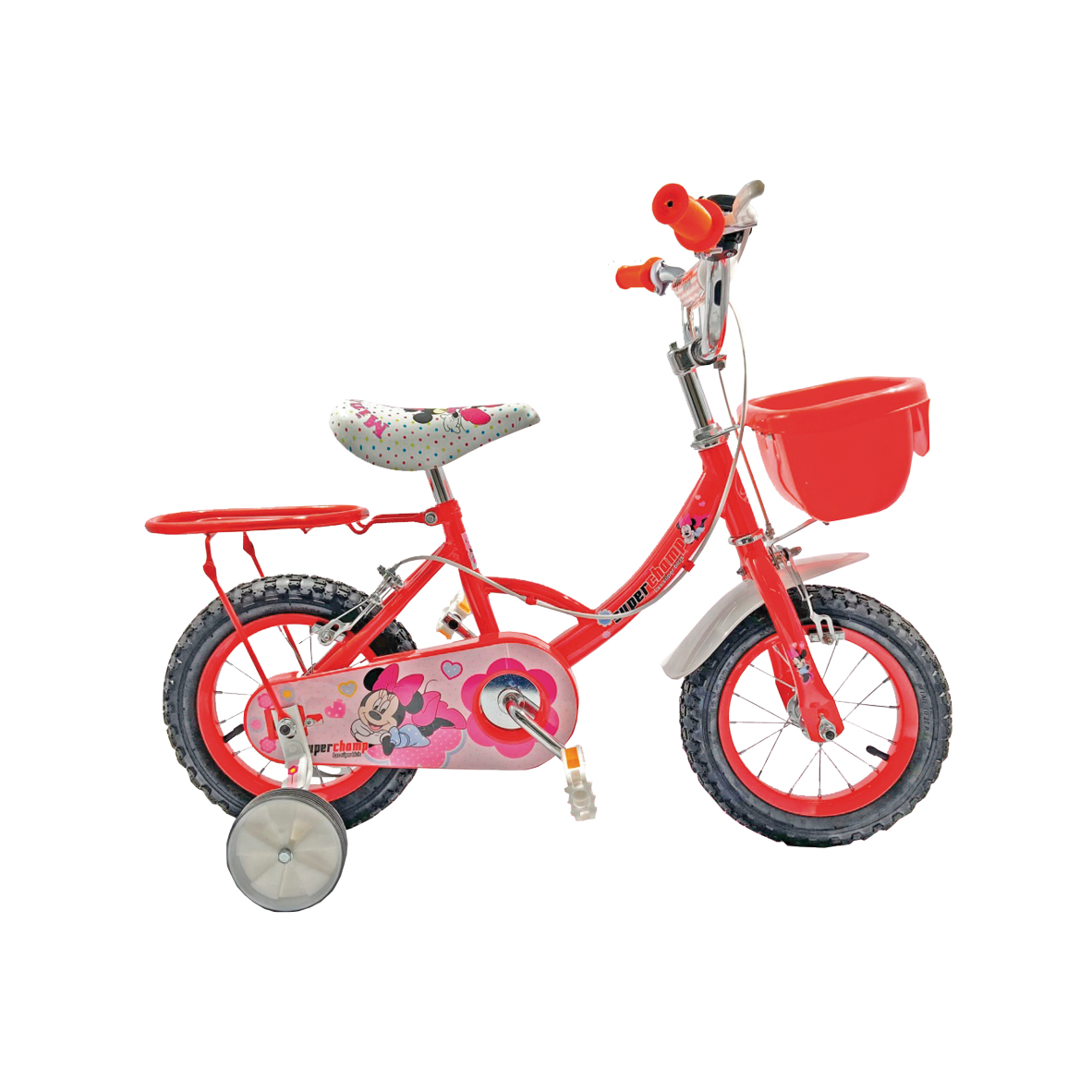BICICLETA S.CHAMP BMX 12"-7 CKD ROJO MINNIE