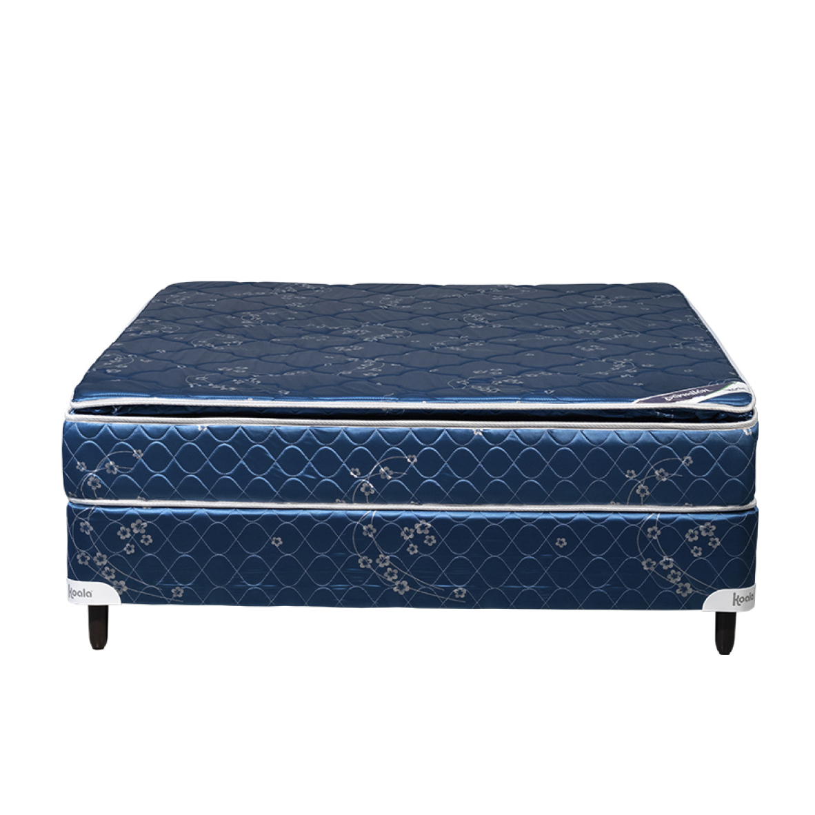 BASE Y COLCHON KOALA PT 140X190 AZUL