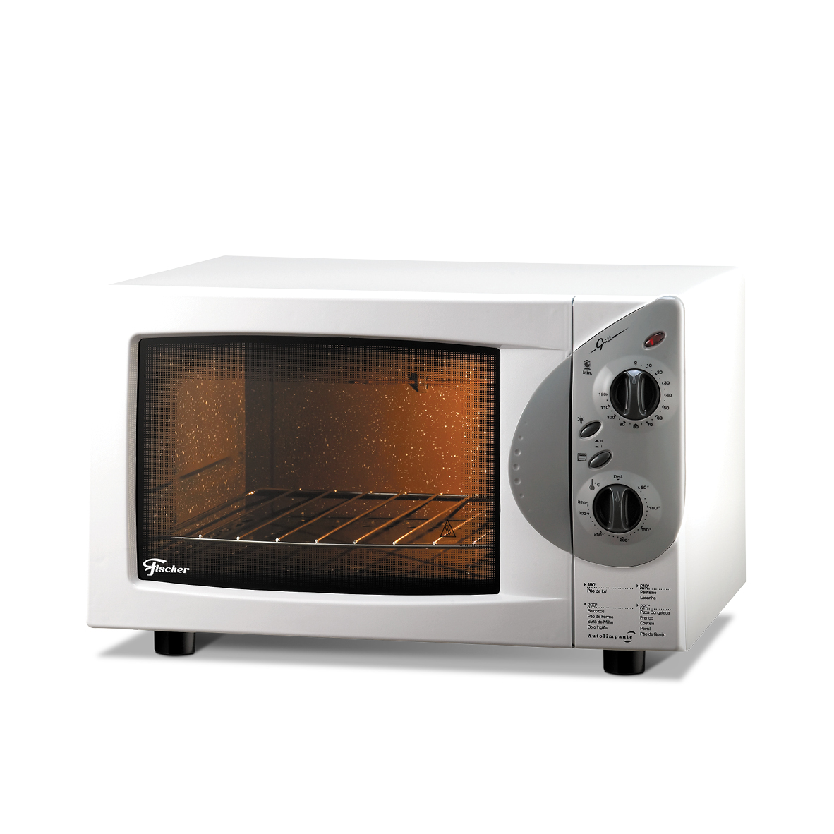 HORNO FISCHER 44L.GRILL GOURMET 5684 BLANCO