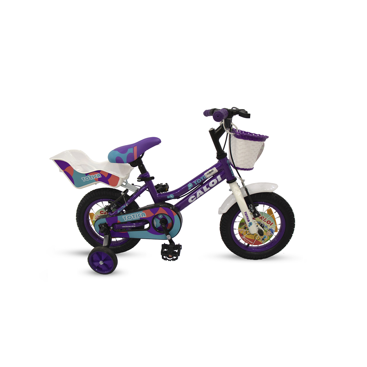 BICICLETA CALOI TOTICA 12"-LILA