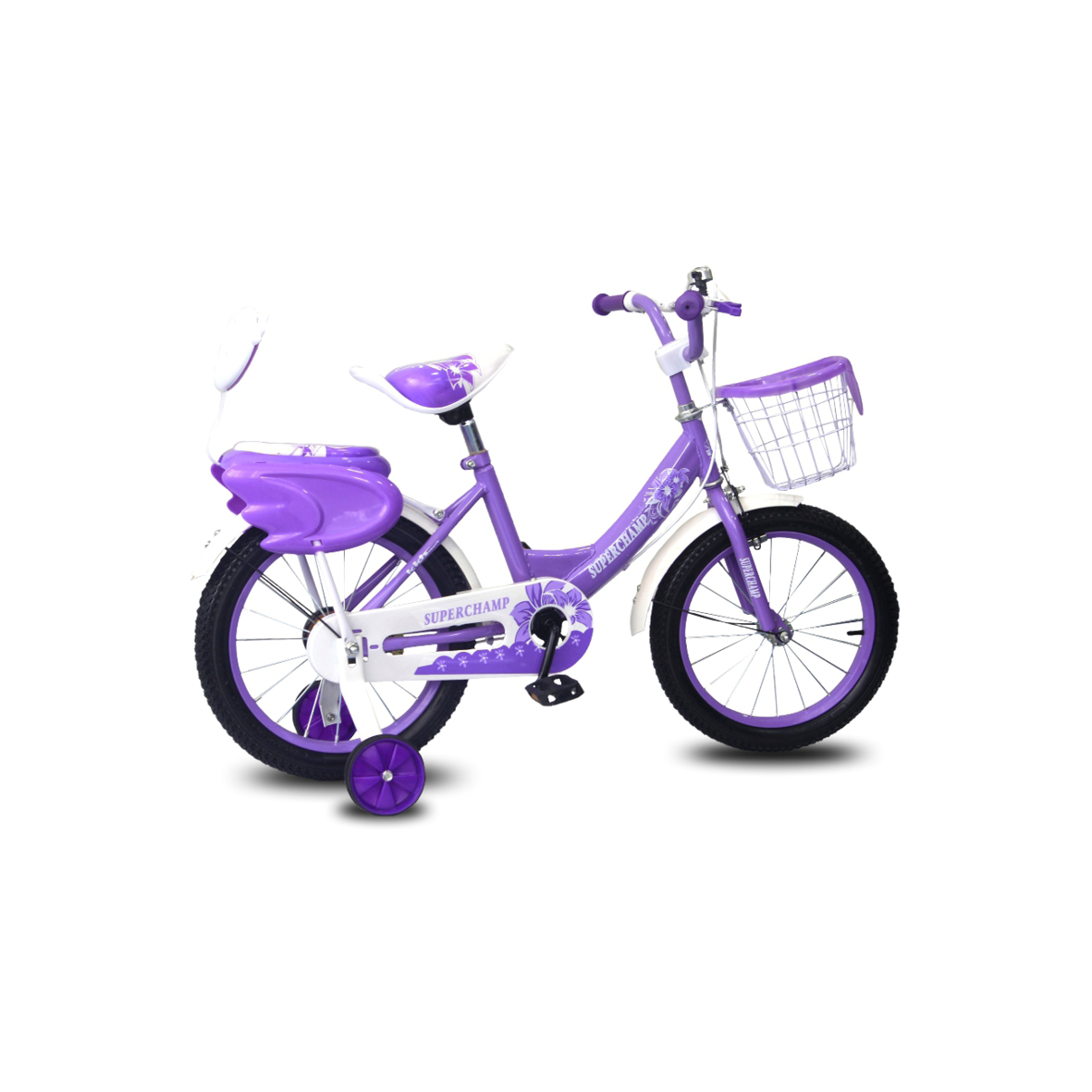 BICICLETA S.CHAMP FLOWER 16" LILA