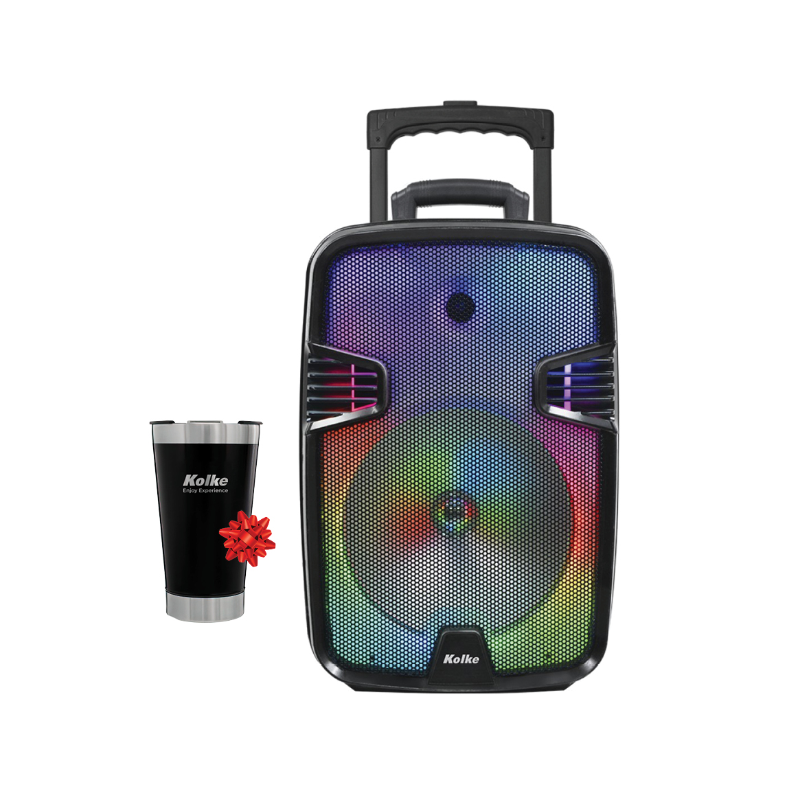 PARLANTE KOLKE BURNER 12" KPB-525+ REGALO VASO TERMICO