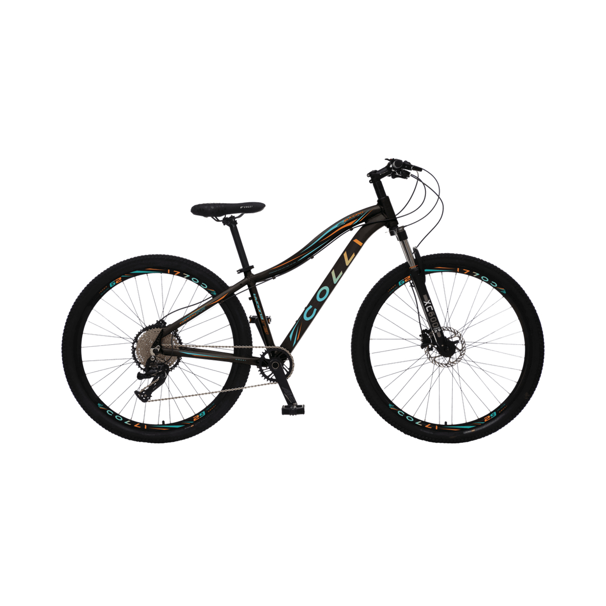 BICICLETA COLLI EUDORA ARO  29  541-64D NG-NRJ-TURQUESA