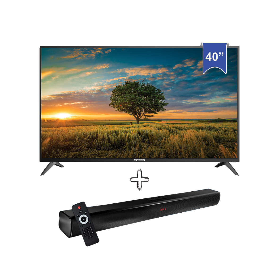 TELEVISOR SPEED SMART 40" + REGALO BARRA DE SONIDO QUICK