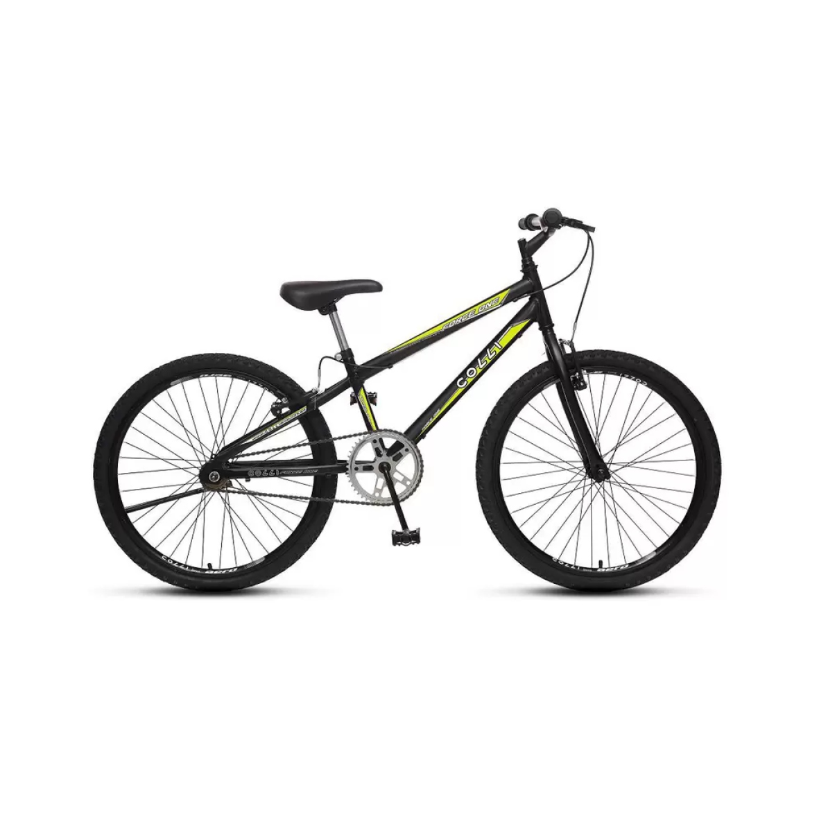 BICICLETA COLLI FORCE ONE ARO 24 124-11D NEGRO/FOSCO