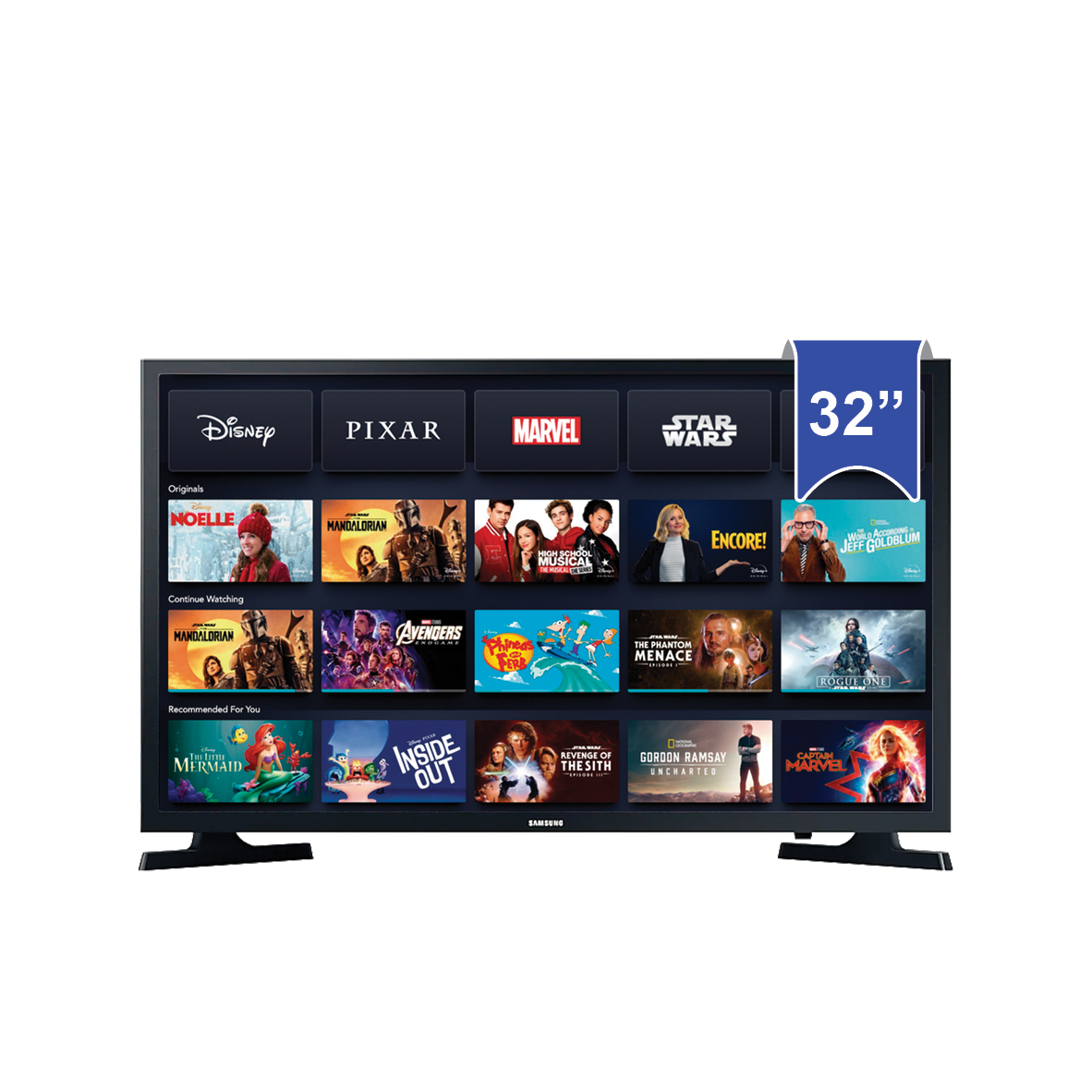 COMBO TV SAMSUNG 32T4300+ESTANTE NUGAR VIENA +PACK P6B330