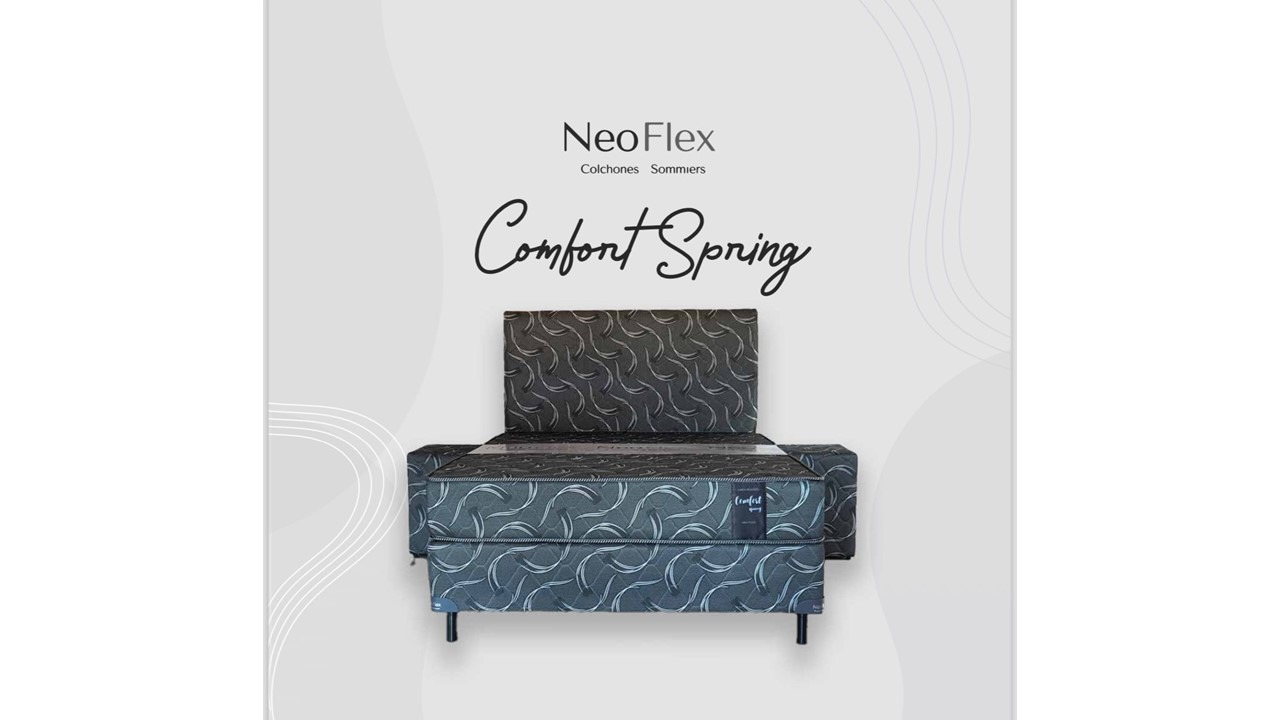 SOMIER COMPLETO NEO FLEX CONFORT SPRING 1,40X1,90
