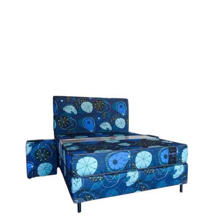 SOMIER COMPLETO NEO FLEX CONFORT SPRING 1,40X1,90 AZUL