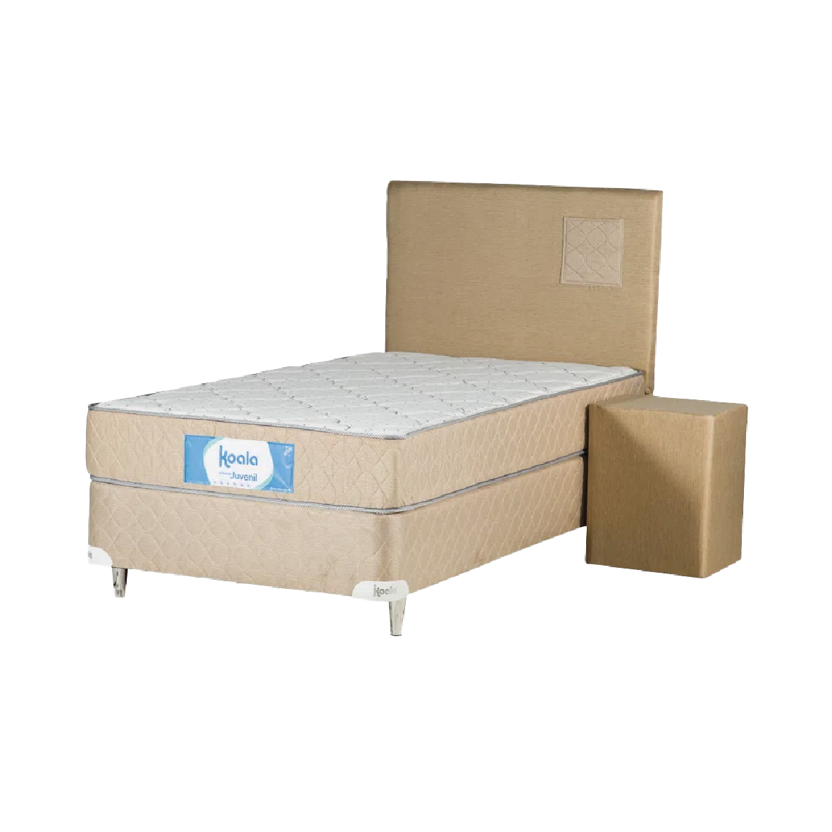 SOMIER COMPLETO KOALA JUVENIL 120 CM X 190 CM BEIGE