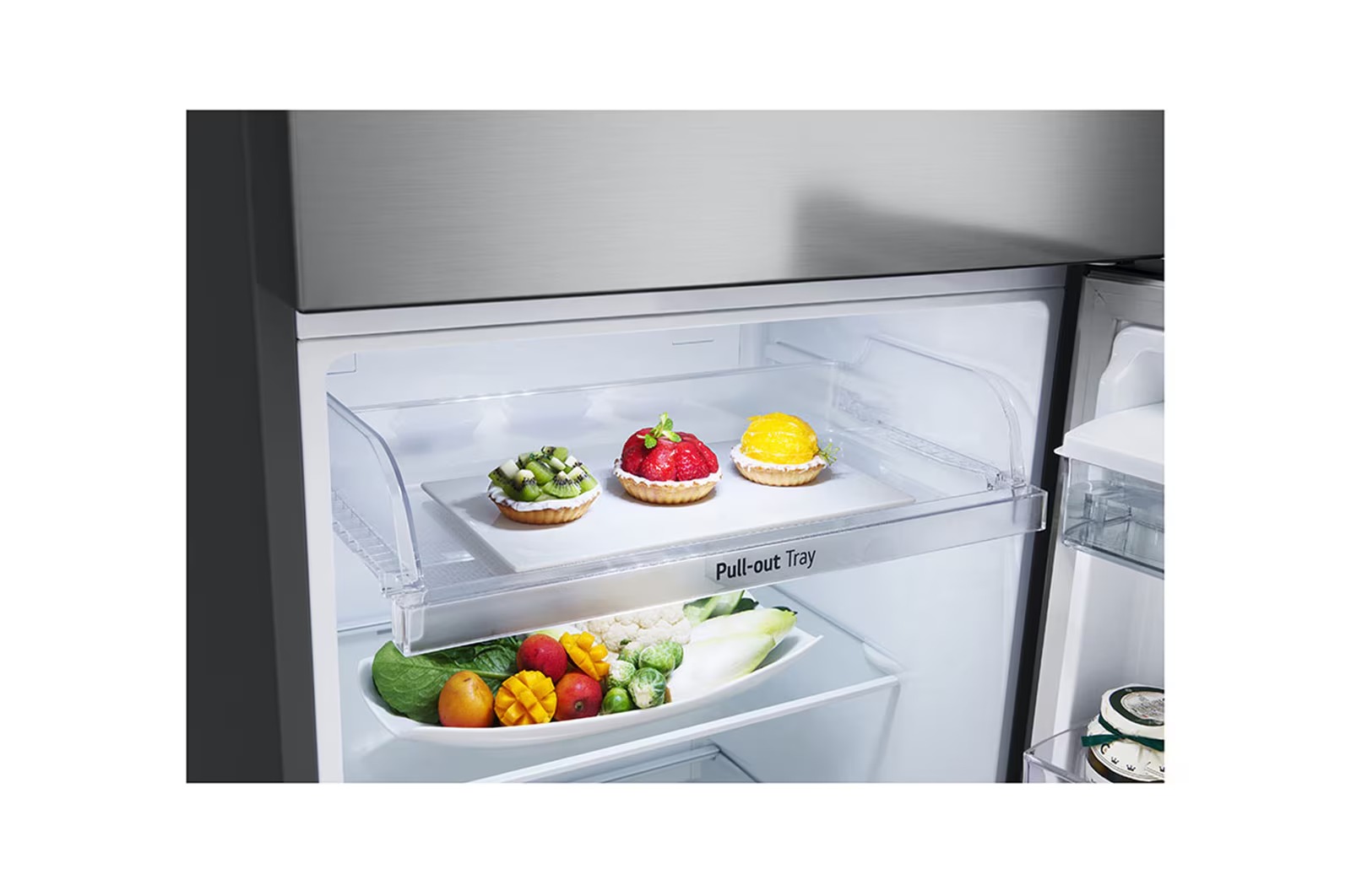 HELADERA LG 334L. INOX VT34WPP C/DISP
