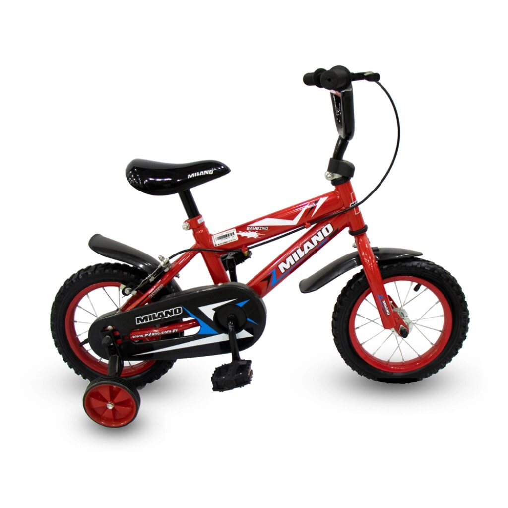 BICICLETA MILANO BAMBINO 12' ROJO