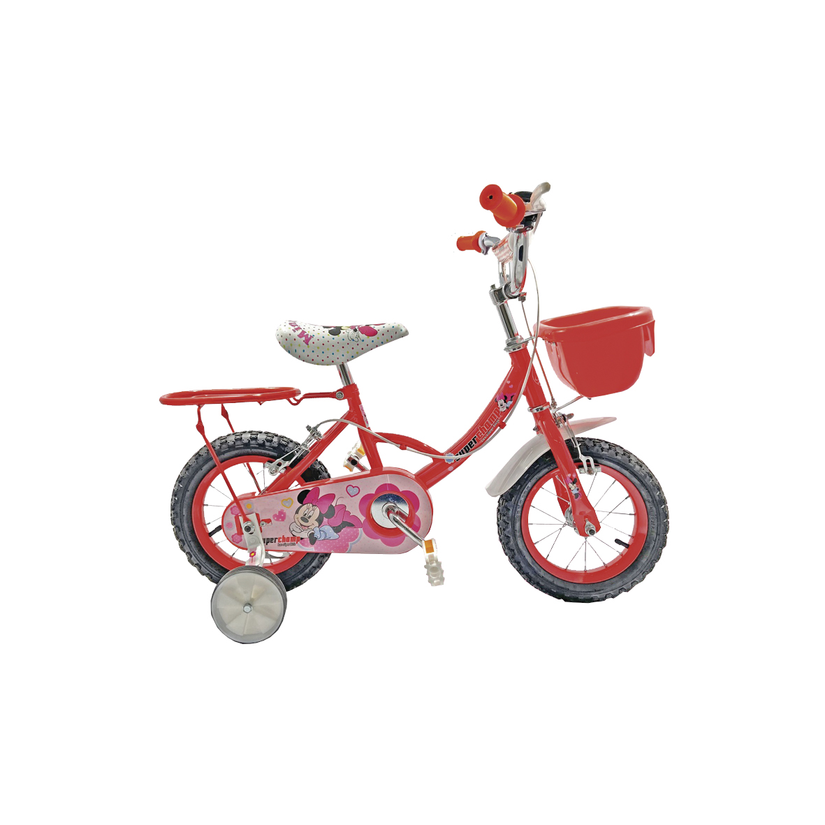 BICICLETA S.CHAMP BMX 12-7 MINNIE ROJO