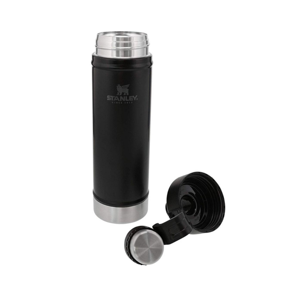 BOTELLA DE AGUA STANLEY NEGRO MATE DE 750ML