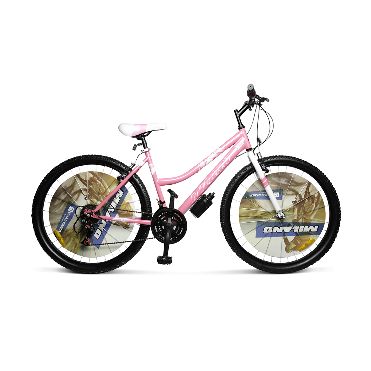 BICICLETA MILANO ACTION 26 ROSADO 