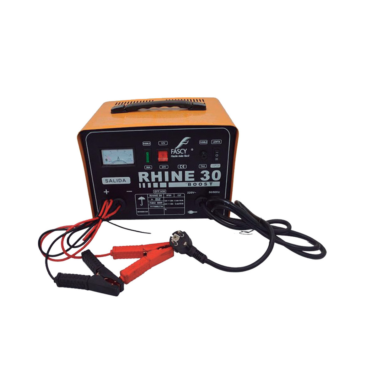 CARGADOR FASCY P/BATERIA 30AMP RHINE30.
