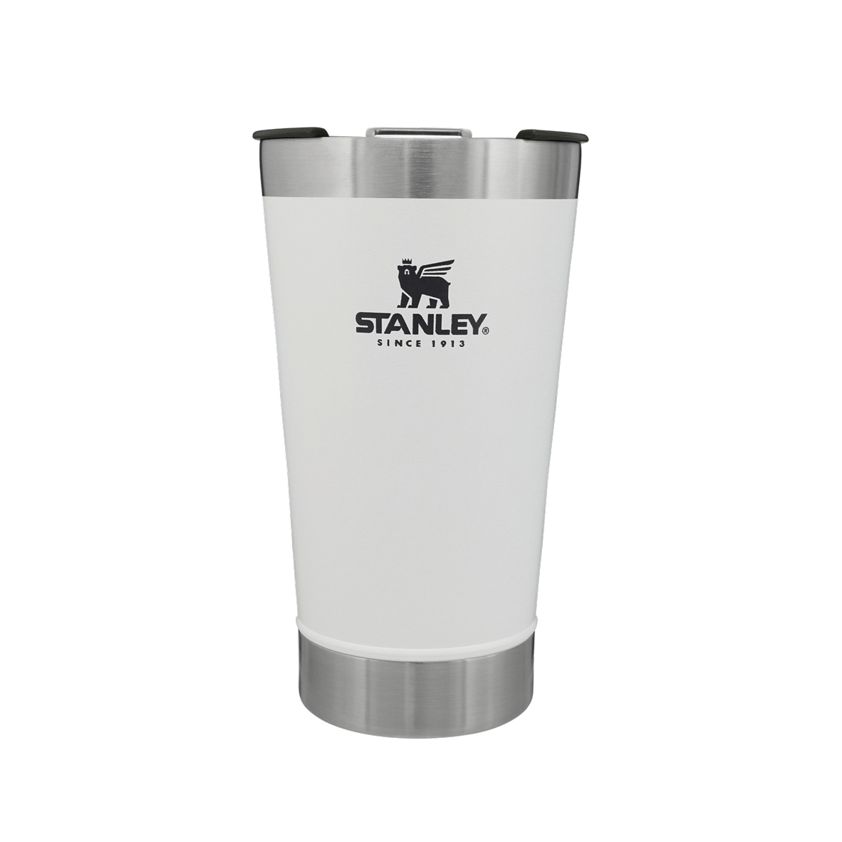 VASO CERVECERO STANLEY 8428 BLANCO C/ TAPA