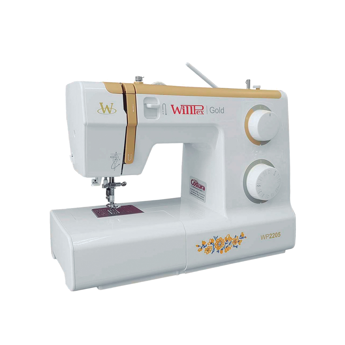 MAQUINA COSER WILLPEX WP2205 GOLD