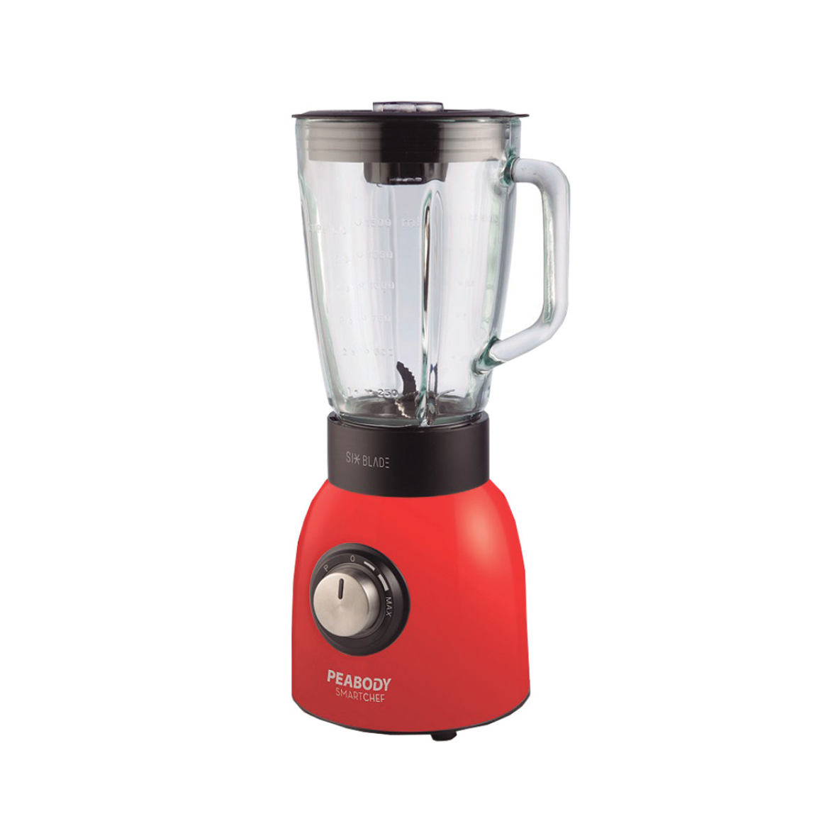 LICUADORA PEABODY PE-LN600R ROJO 600W.