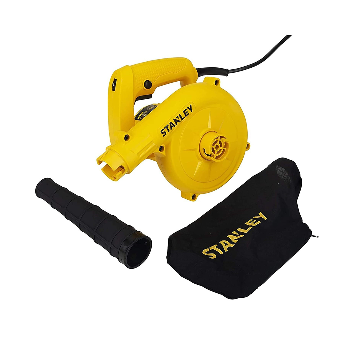 SOPLADORA ASPIRADORA STANLEY STPT600-B2C 600W + BOLSA Y BOQUILLA