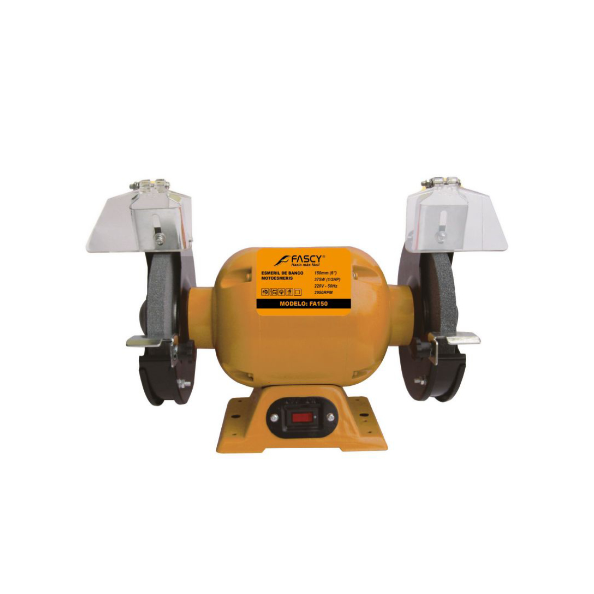 ESMERILADORA  FASCY FA150 BANCO 150MM 375W. 