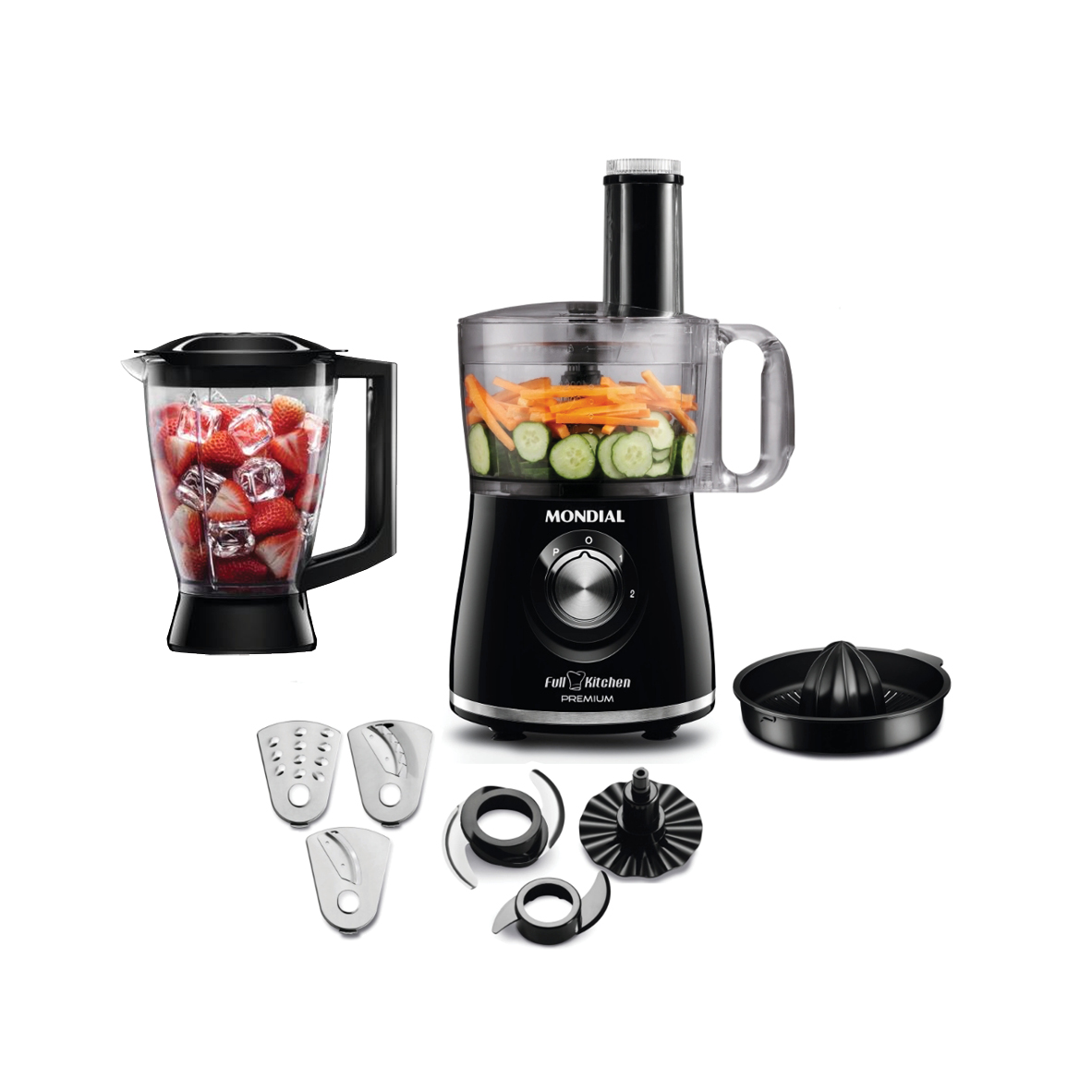 MULTIPROCESADOR MONDIAL NMP-08 FULL KITCHEM