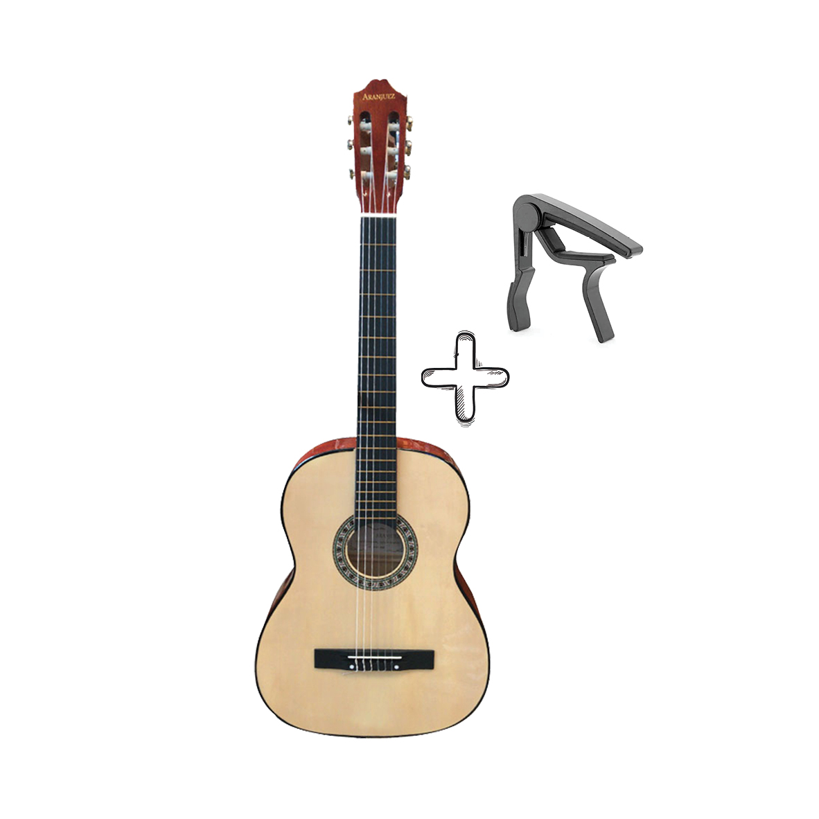 GUITARRA ARANJUEZ CLASSICAL 39-INCLUDE PGC150C - 1GUAAJAGC390NE
