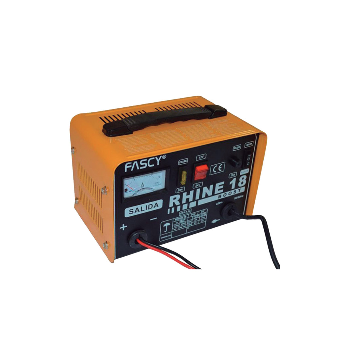CARGADOR FASCY P/BATERIA 14AMP.RHINE 1812/24V 220V