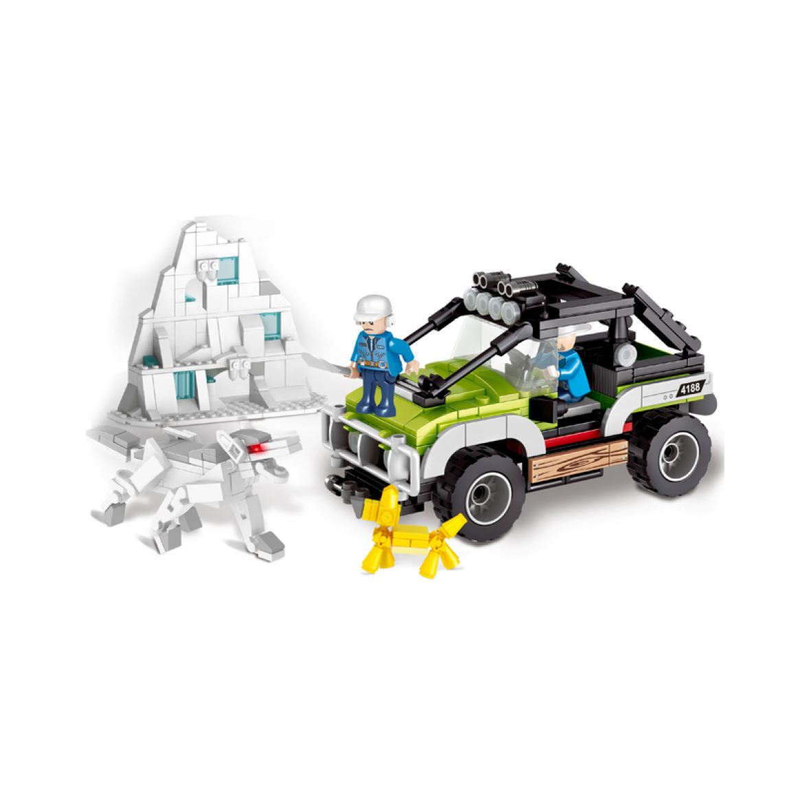 COGO CITY JEEP 390PCS 050-4188