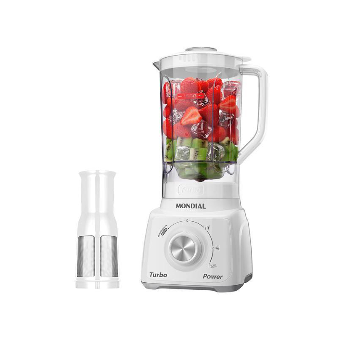 LICUADORA MONDIAL POWER 2,2L L-99WG BLANCO