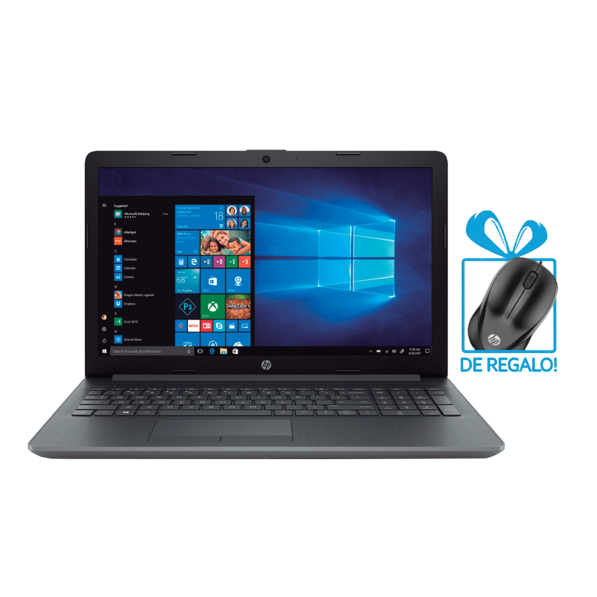 NOTEBOOK HP CE 250 G7 N4020/15.6HD + MOUSE DE REGALO