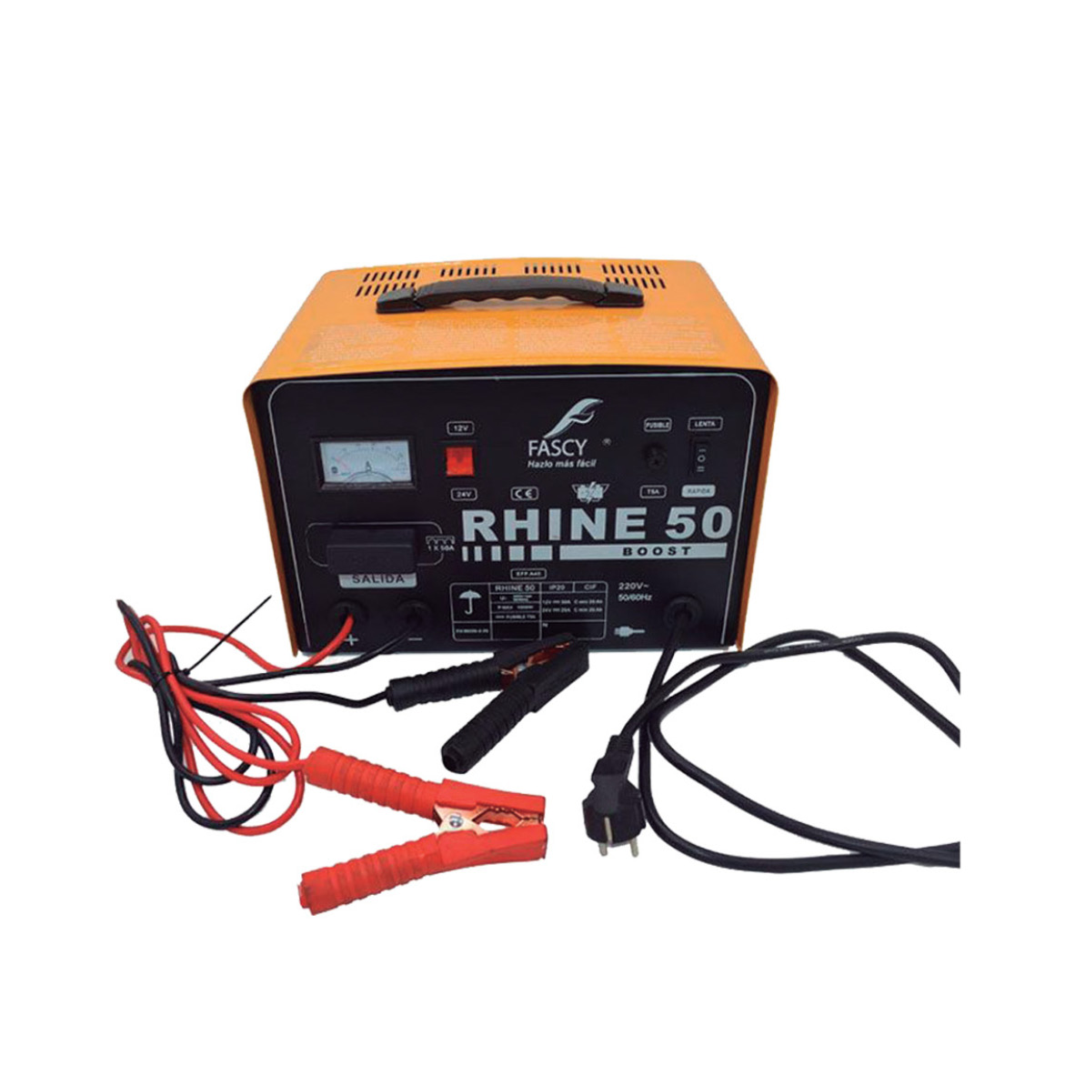 CARGADOR FASCY P/BATERIA 45AMP RHINE 50 2-24V