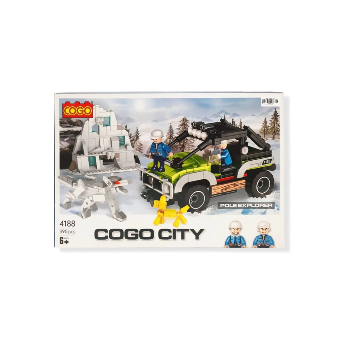 COGO CITY JEEP 390PCS 050-4188