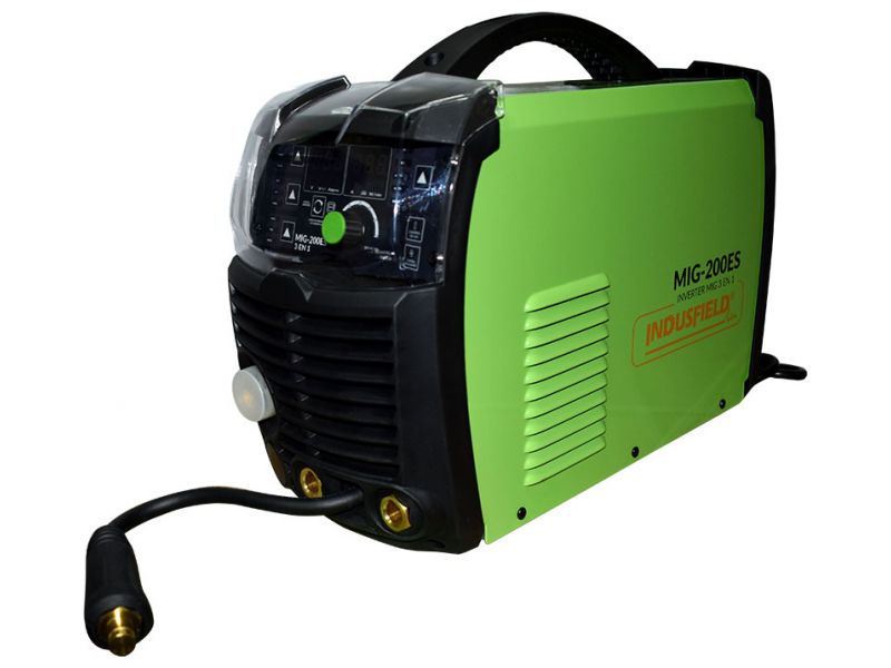 SOLDADOR INVERTER INDUSF MIG 200A 3EN1
