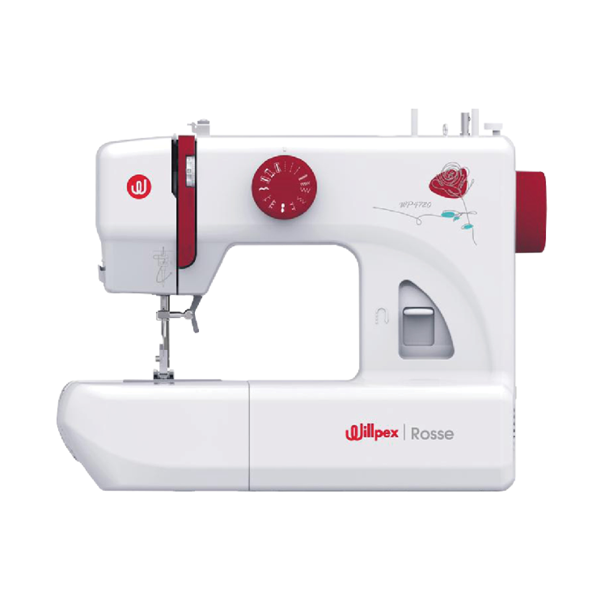 MAQUINA COSER FAMILIAR WILLPEX  4720 ROSSE