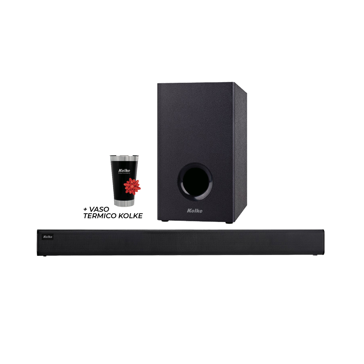 BARRA DE SONIDO KOLKE INAL. KPE-400+ REGALO VASO TERMICO KOLKE
