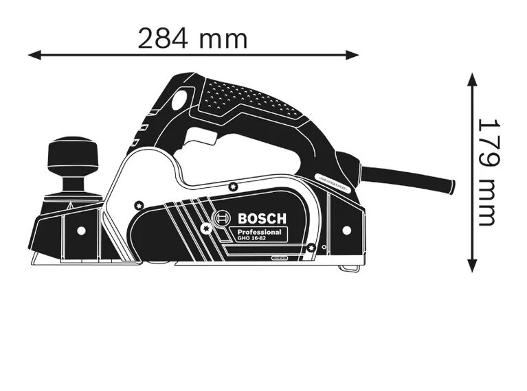 CEPILLADORA BOSCH GHO 16-82 630W.