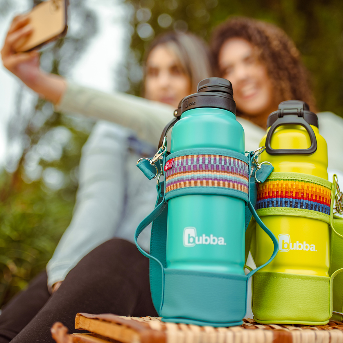 COMBO BOTELLA BUBBA TRAILBLAZER VERDE AGUA+ PORTA TERMO
