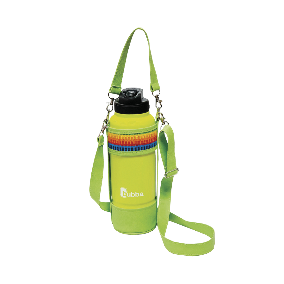 COMBO BOTELLA BUBBA TRAILBLAZER VERDE LIMON+PORTA TERMO