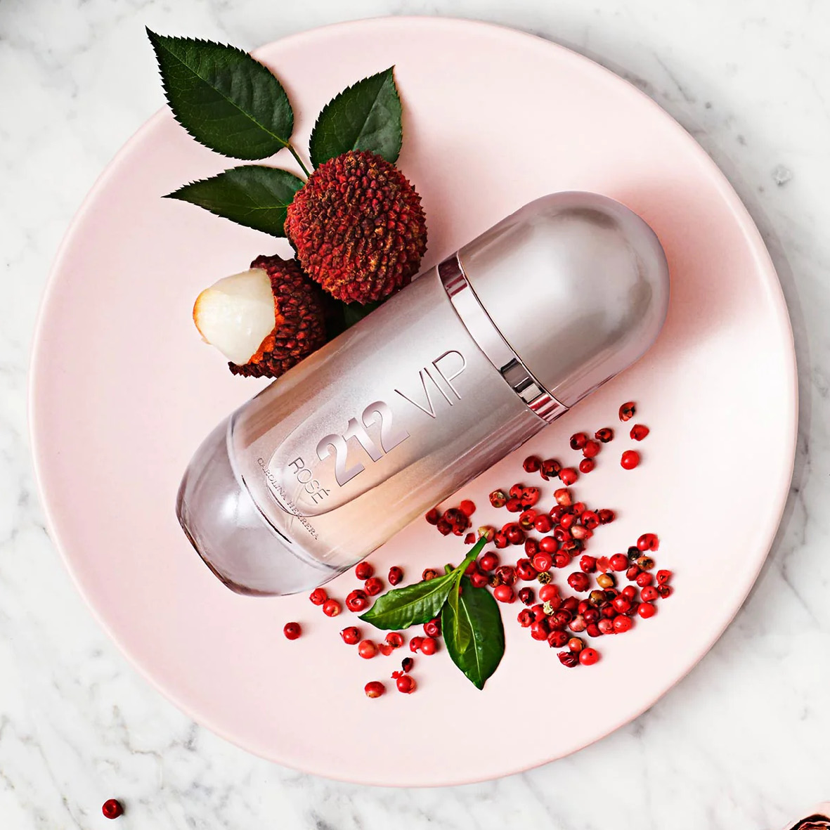 PERFUME CAROLINA H. 212 VIP ROSE FEM 80ML