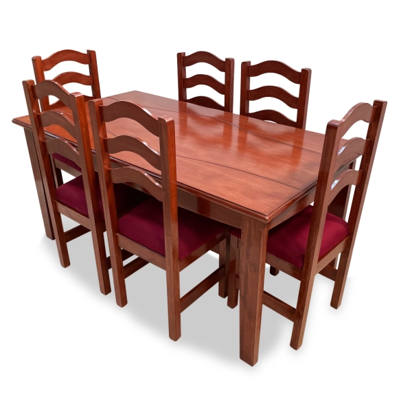 JUEGO COMEDOR CBC 4 SILLAS LO FERIA