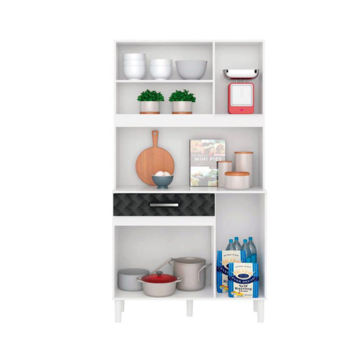 KIT MOVEL MAGAZIN 90 BL/NEGRO