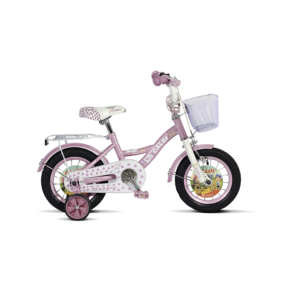 BICICLETA CALOI SOFI 12"-ROSADO