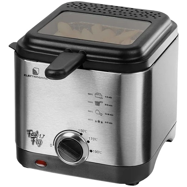 FREIDORA ELECTRICA ELECTROBRAS 1.7L FAST FRY 1.7