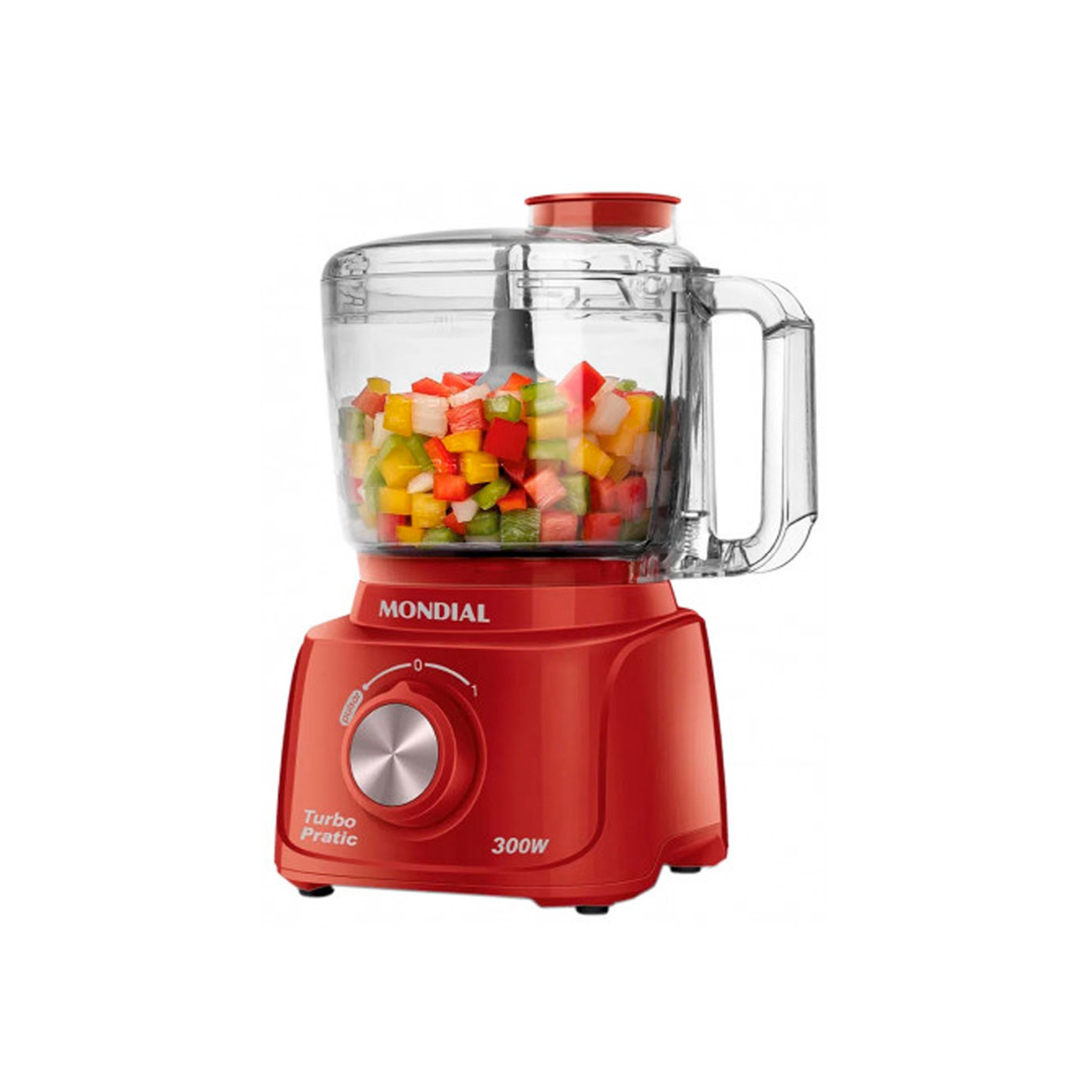 PROCESADOR MONDIAL TURBO PRACTIC ROJO 300 W MP-16-R
