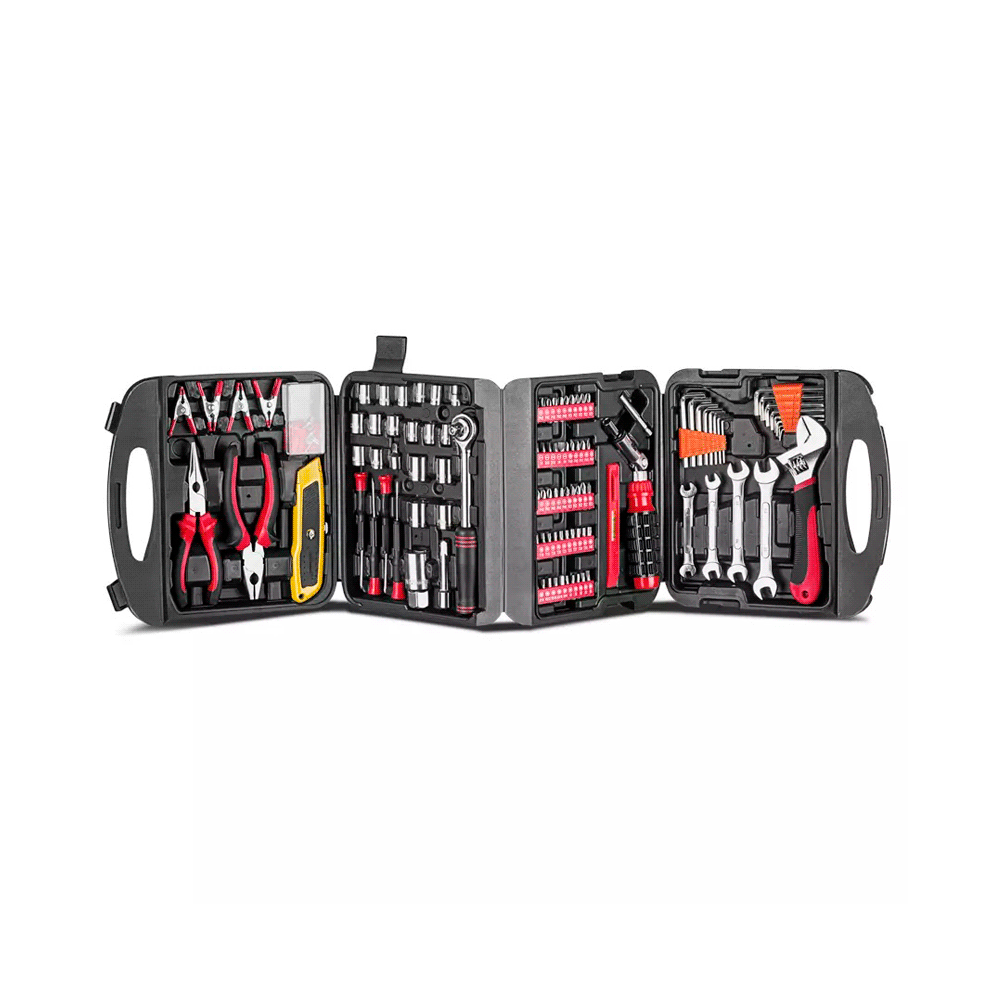 KIT HERRAMIENTAS MULTILASER MALETA 117PZAS HO219