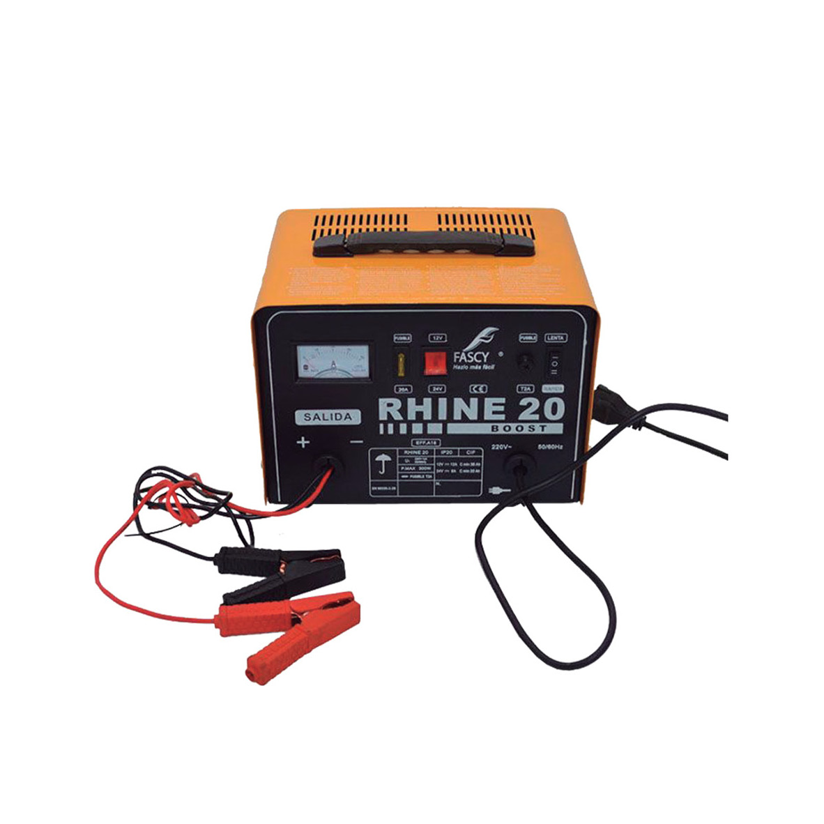 CARGADOR FASCY P/BATERIA 18AMP RHINE20.