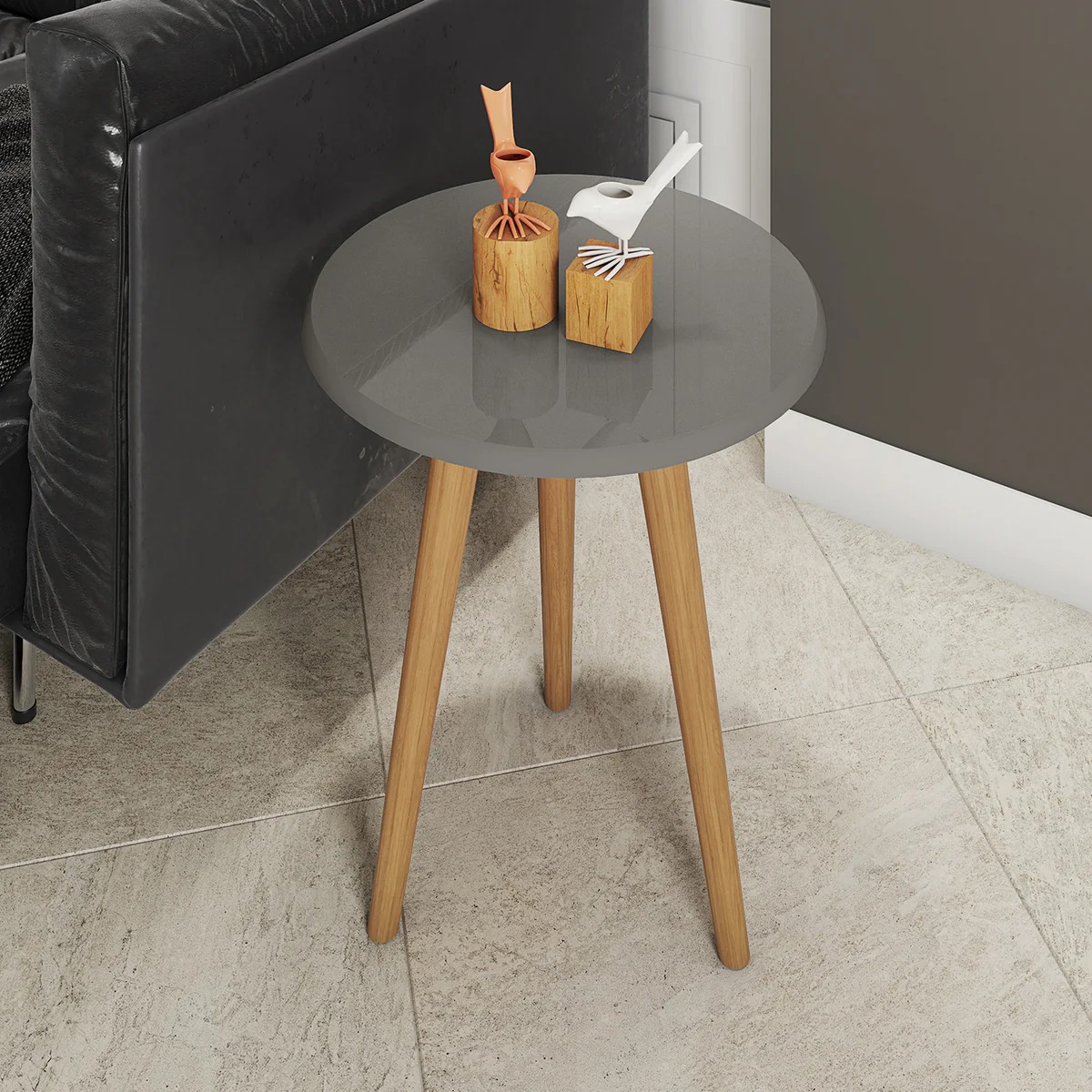 MESA LATERAL HOGA PY BRILHANTE TITANIUM