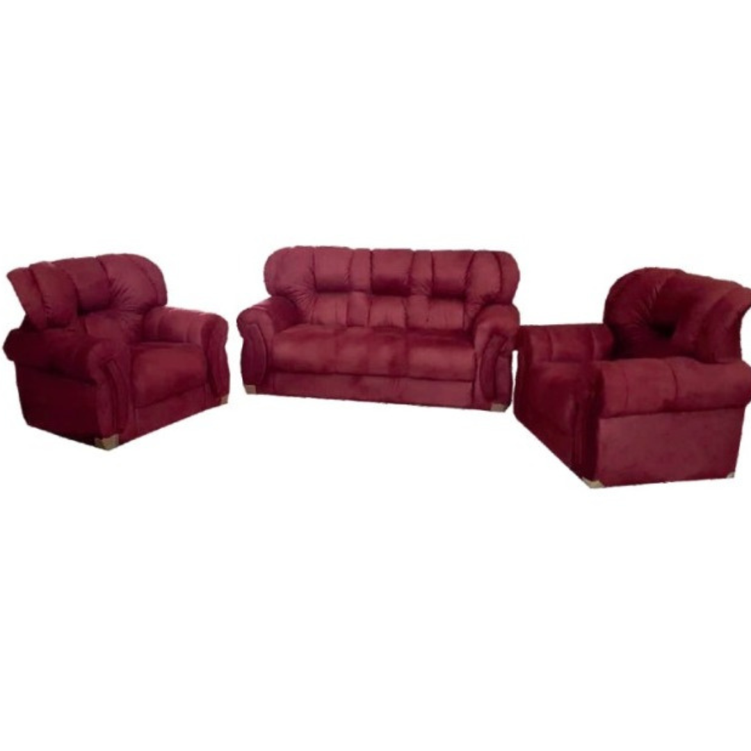 SOFA CONFORT VALENCIA 3x1x1 ROJO